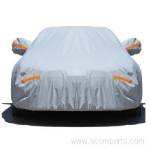 Outdoor SUV cover silver aluminum film car cover